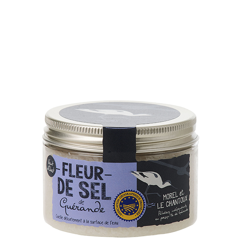 Fleur de Sel de Guérande VENT D'EST © 125g Pot Le Sel de Guerande