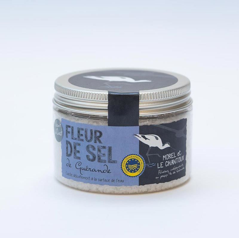 Fleur De Sel De Gu Rande VENT D OUEST 125g Pot Le Sel De   Morel Et Le Chantoux Fleur De Sel De Guerande 1 E1560934591726 2 