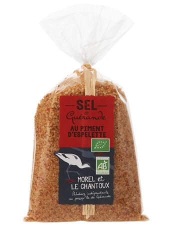 Guerande Sea Salt with Espelette Soft Chili Pepper – 250g Bag