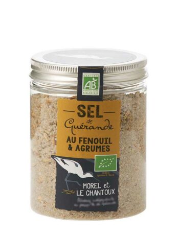 Sel de Guérande IGP au fenouil et agrumes – 250g – Boite