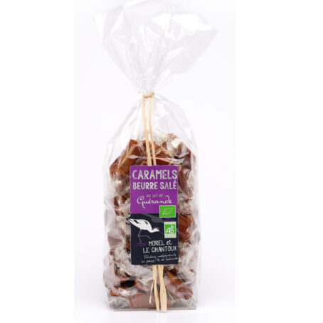 Caramels bio au beurre salé au Sel de Guerande de l'Atelier du Sel