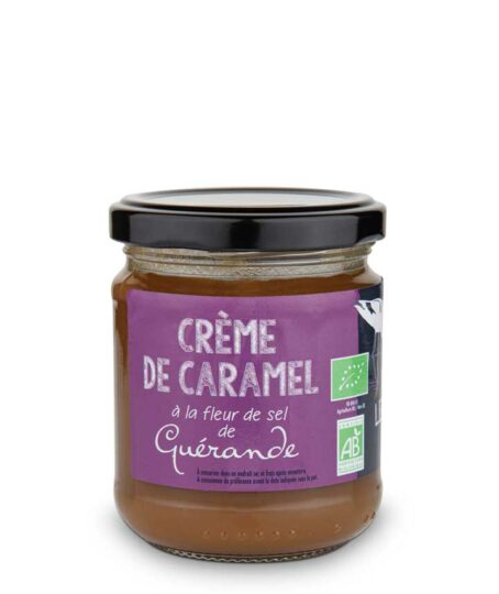 Crème de caramel à la fleur de sel de Guérande l'atelier du sel