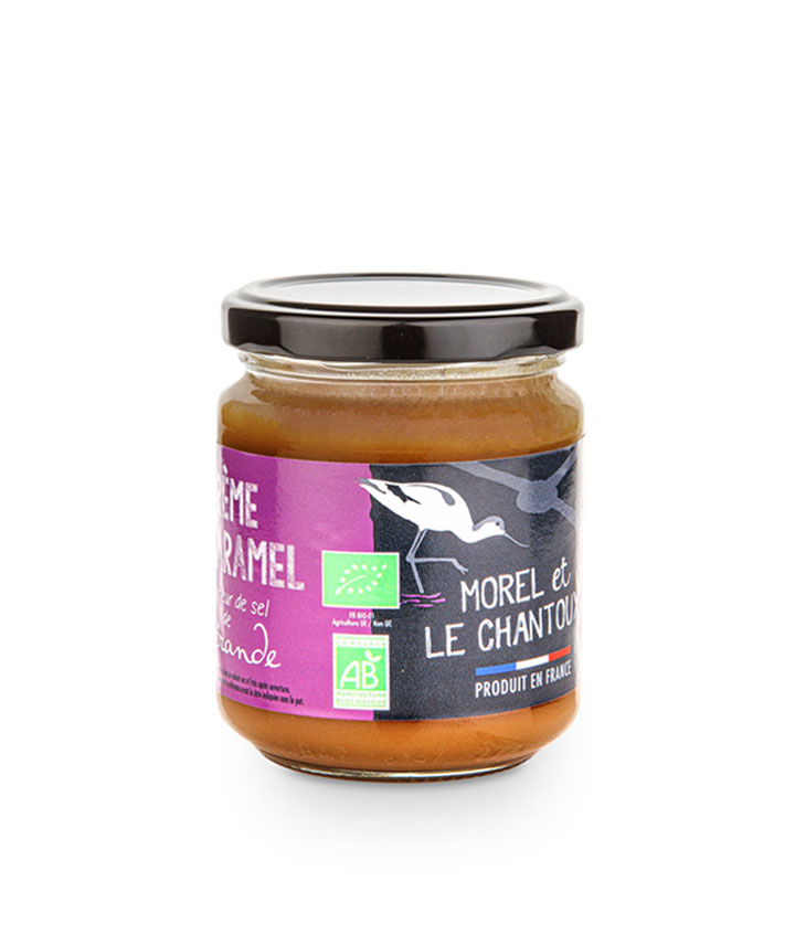 Crème de caramel à la fleur de sel de Guérande de l'atelier du sel, boutique en ligne leseldeguerande.fr Le coin sucrée